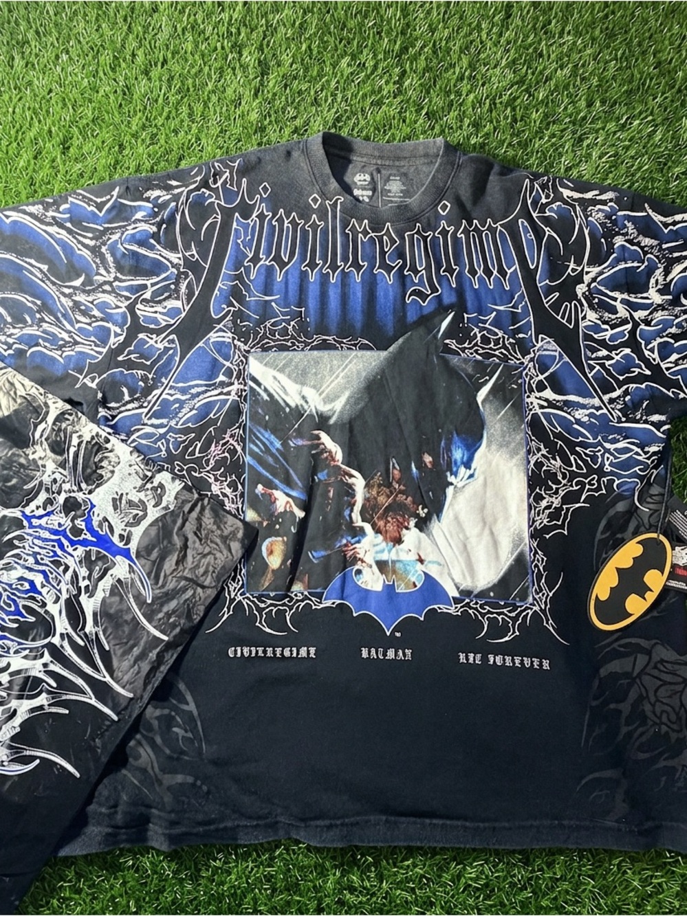 Civil Regime x Batman RIP Forever Oversized T-Shirt XL NWT